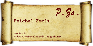 Peichel Zsolt névjegykártya